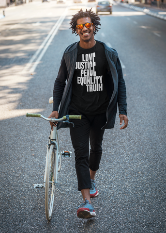 Love Justice Peace Equality Truth Adult Unisex Crew