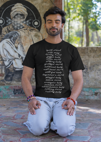 Quiet Mind Still Body Adult Unisex Crew