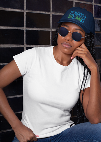 Earth Is An Island Dad Hat