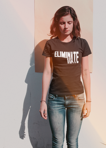 Eliminate Hate Adult Capsleeve Tee