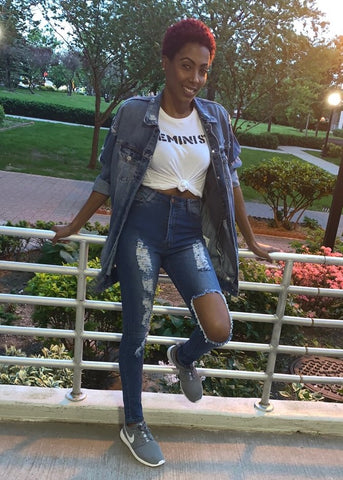 Feminist Adult Capsleeve Tee