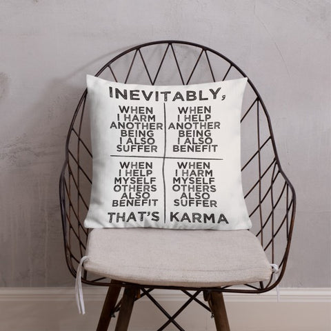 Inevitable Karma Pillow