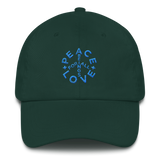 Peace + Love Sign Dad Hat