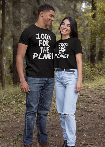 100% for the Planet Adult Capsleeve Tee