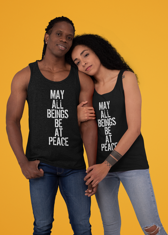 May All Beings Be at Peace Unisex Tank