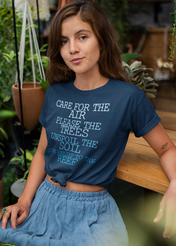 Care for the Air Adult Capsleeve Tee