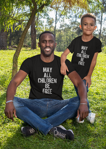 May All Children Be Free Adult Unisex Crew