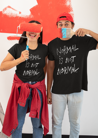 Normal Is Not Normal Adult Capsleeve Tee