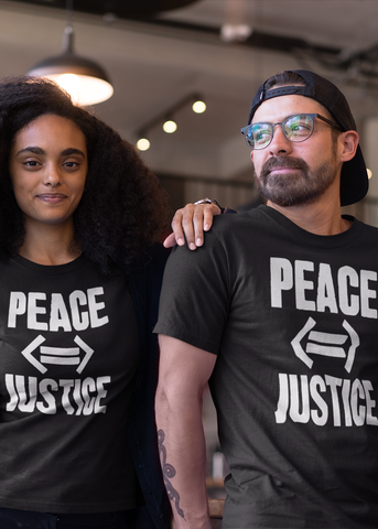 Peace (If And Only If) Justice Adult Unisex Crew