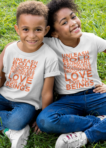 With T-Shirt Me Kids Peace Begins World